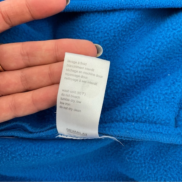 Lacoste Sport Men’s Blue Devanlay Long Sleeve Fleece Full Zip Jacket Size XL - Picture 13 of 14